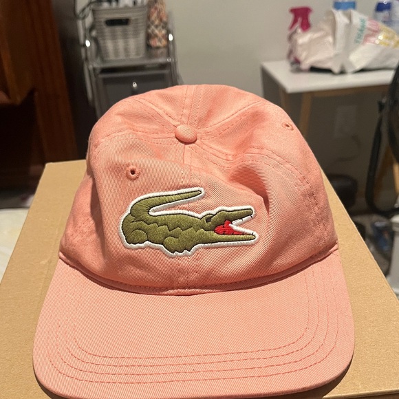 Lacoste Coral Cap with Green Logo - Picture 1 of 1